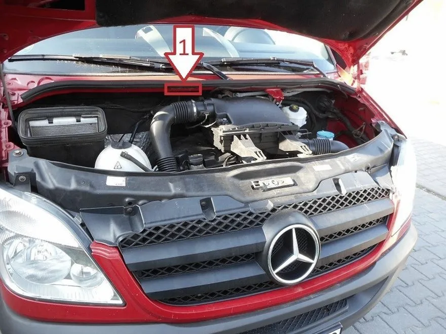 Gdzie znajdziesz numer VIN w Mercedesie Sprinterze?