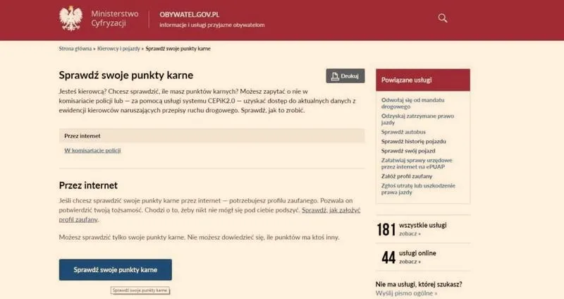 Ile punktów karnych potrzeba do utraty prawa jazdy?