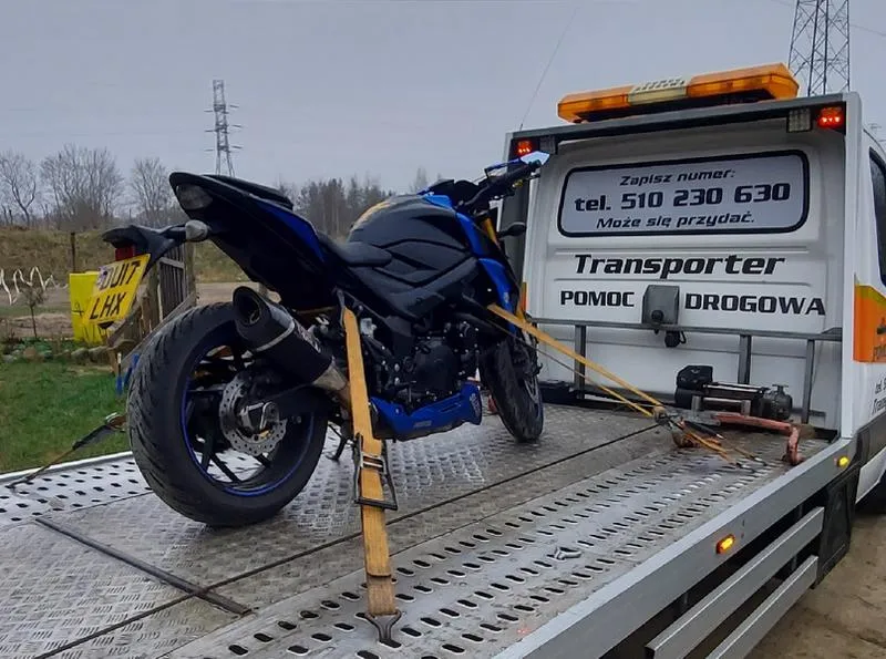 Holowanie motocykla