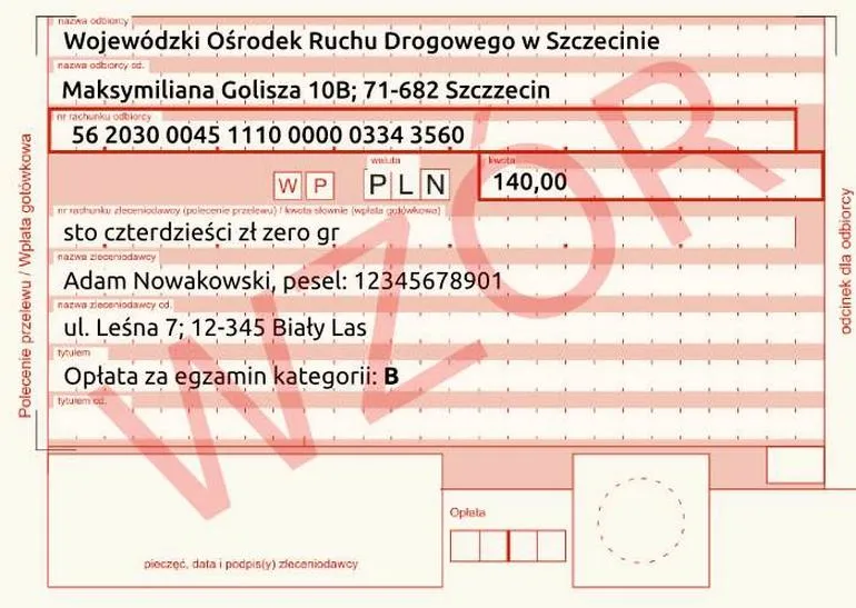 Koszty wydania prawa jazdy