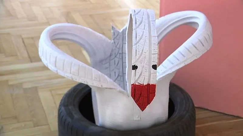 Krok po kroku rękodzieło z opon