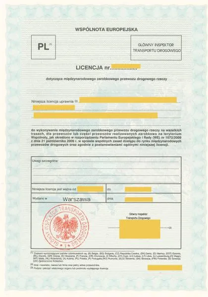 Licencja na taxi