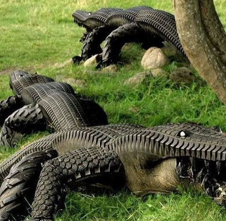 Ogrodowa sztuka z recyklingu