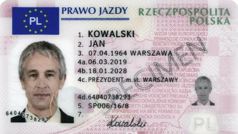 Sprawdzanie prawa jazdy