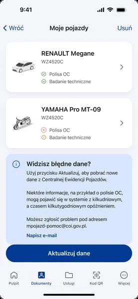 Tymczasowe prawo jazdy