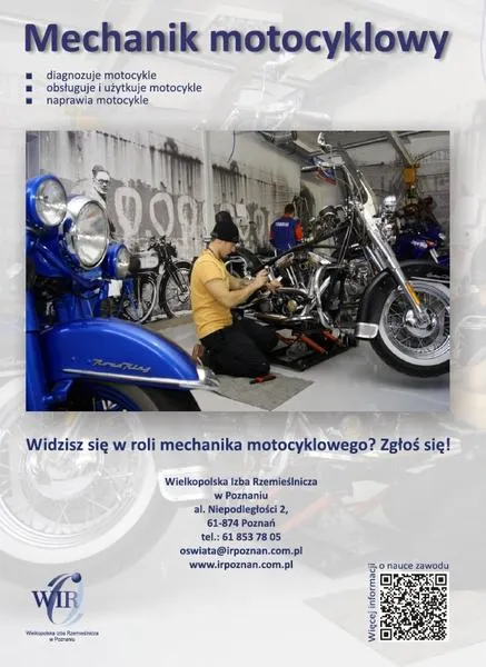 Umiejętności mechanika motocyklowego