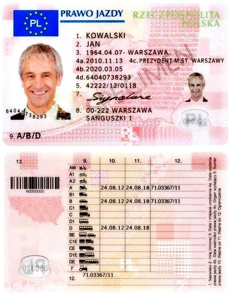 Wymiana prawa jazdy