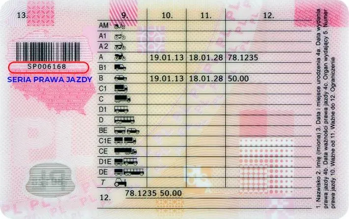 Zwracanie prawa jazdy